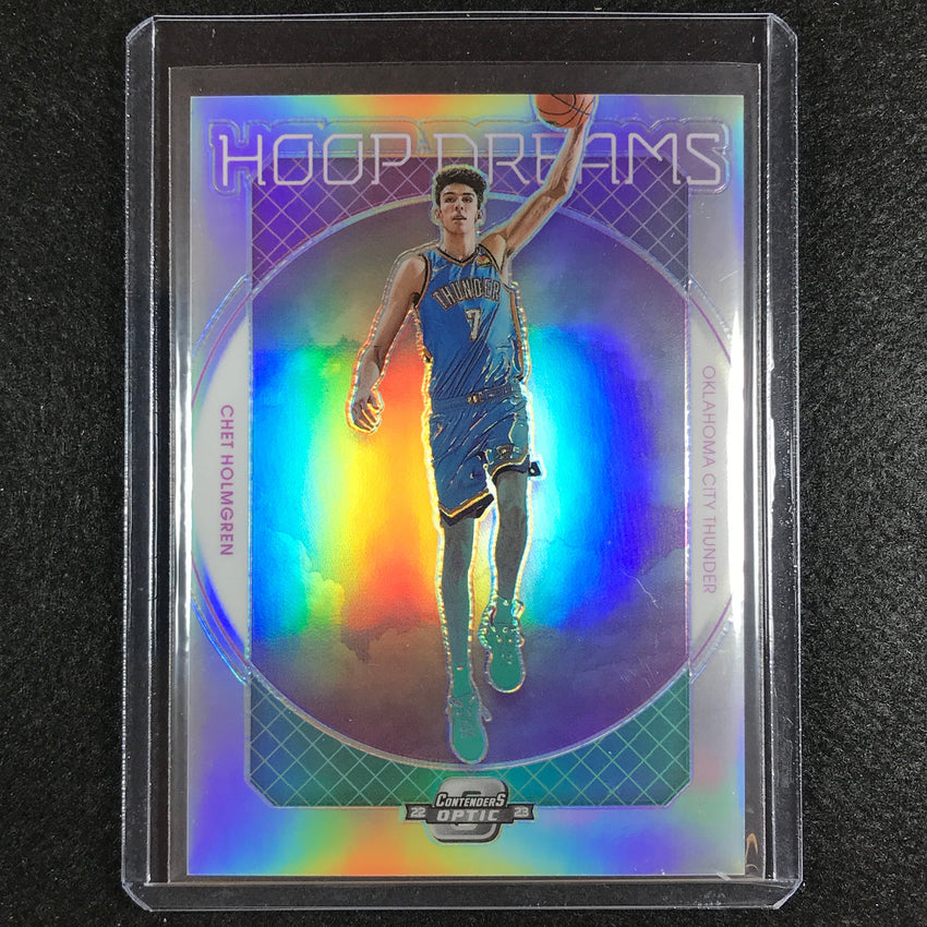 2022-23 Contenders Optic CHET HOLMGREN Hoop Dreams Rookie Silver #18