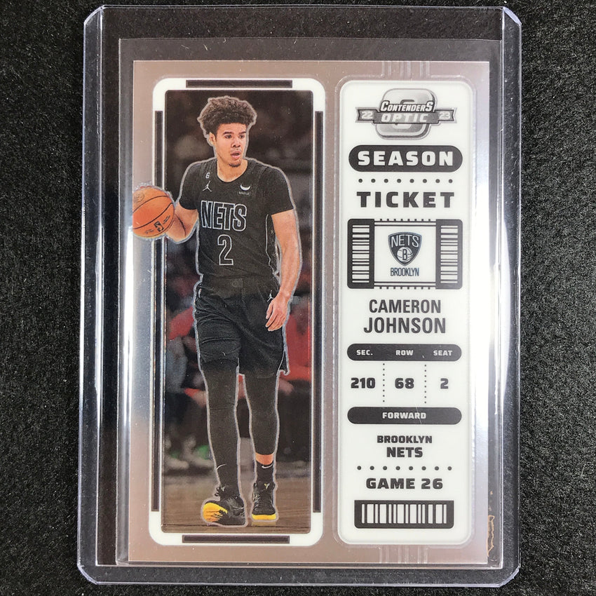 2022-23 Contenders Optic CAMERON JOHNSON Season Ticket Base #16