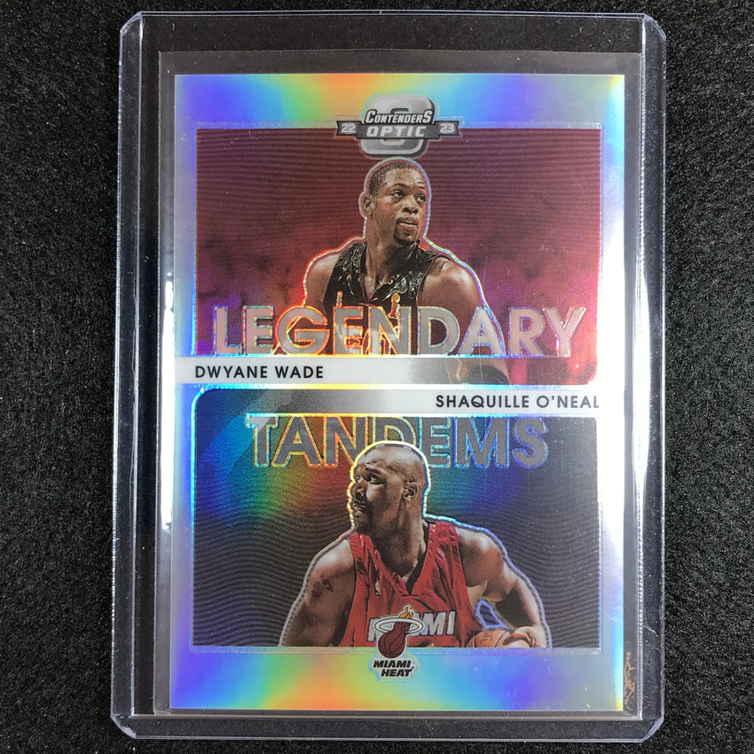 2022-23 Contenders Optic Shaquille Oneal Dwyane Wade Legendary Tandem Silver No 7
