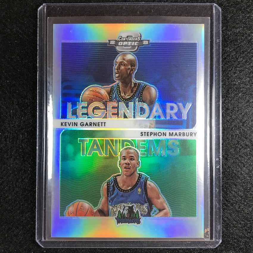 2022-23 Contenders Optic MARBURY KEVIN GARNETT Legendary Tandems Silver #13