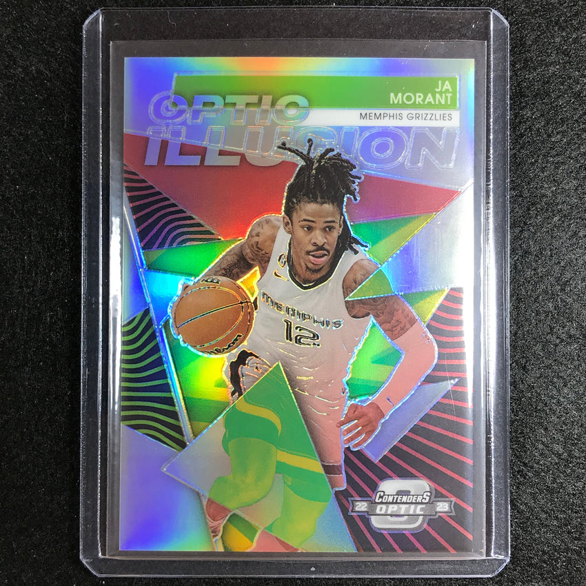 2022-23 Contenders Optic Ja Morant Optic Illusion Silver Prizm No 11