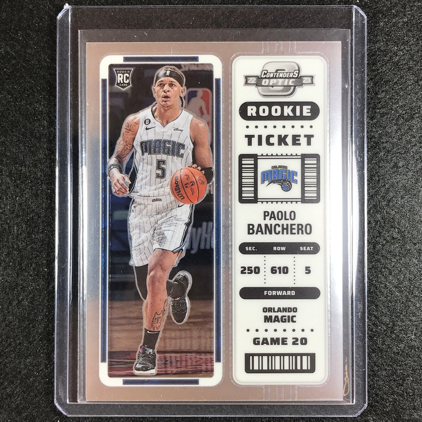 2022-23 Contenders Optic Paolo Banchero Rookie Ticket Base No 18
