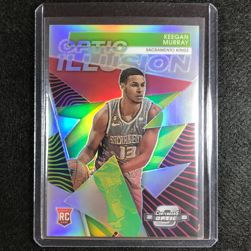 2022-23 Contenders Optic KEEGAN MURRAY Optic Illusion Rookie Silver Prizm #22