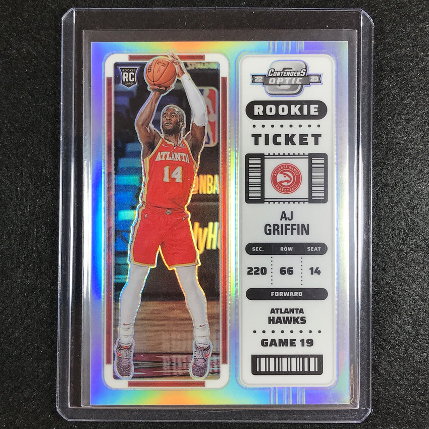 2022-23 Contenders Optic AJ GRIFFIN Rookie Ticket Silver Prizm #11