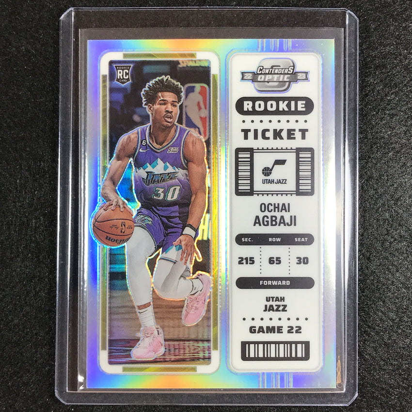 2022-23 Contenders Optic OCHAI AGBAJI Rookie Ticket Silver Prizm #12