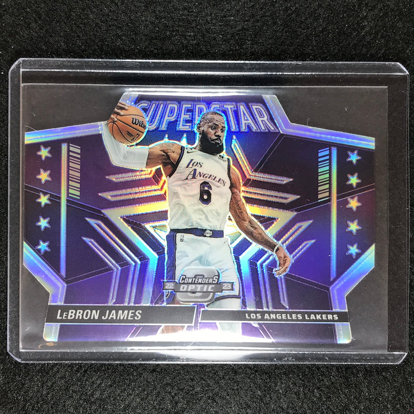 2022-23 Contenders Optic Lebron James Superstars Die-cut Silver No 2