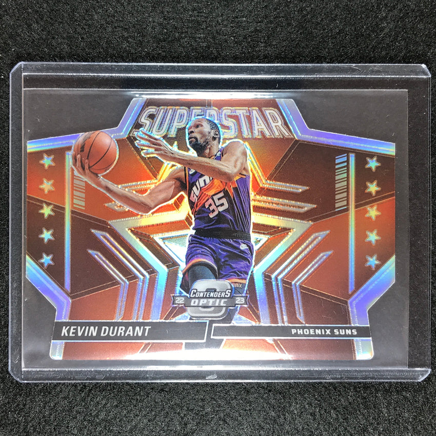 2022-23 Contenders Optic Kevin Durant Superstars Die-cut Silver No 8
