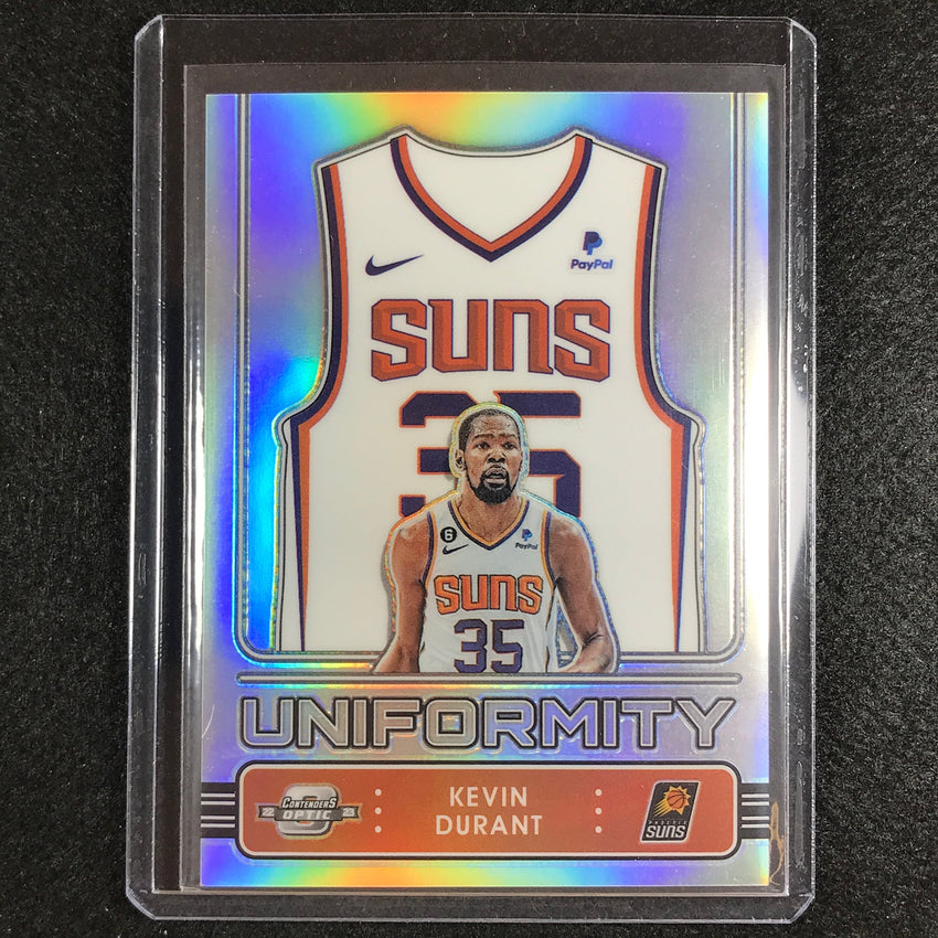 2022-23 Contenders Optic KEVIN DURANT Uniformity Silver Prizm #7