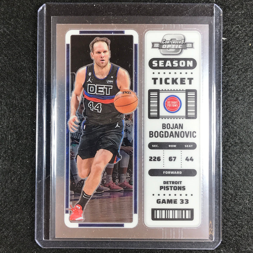 2022-23 Contenders Optic Bojan Bogdanovic Season Ticket Base No 2