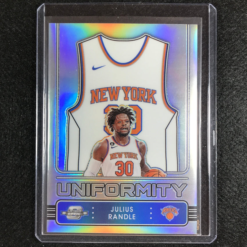 2022-23 Contenders Optic JULIUS RANDLE Uniformity Silver Prizm #20