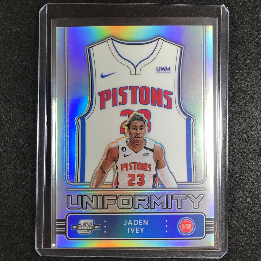 2022-23 Contenders Optic JADEN IVEY Uniformity Rookie Silver Prizm #27