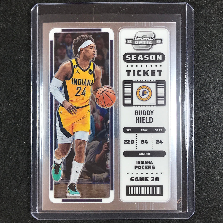 2022-23 Contenders Optic BUDDY HIELD Season Ticket Base #30
