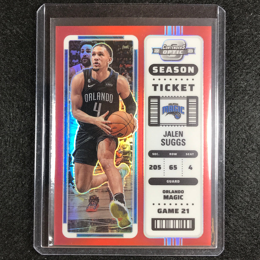 2022-23 Contenders Optic JALEN SUGGS Season Ticket Red #44