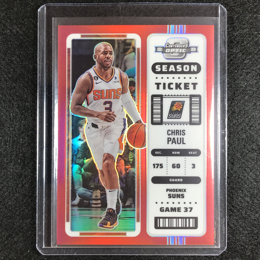2022-23 Contenders Optic CHRIS PAUL Season Ticket Red #94