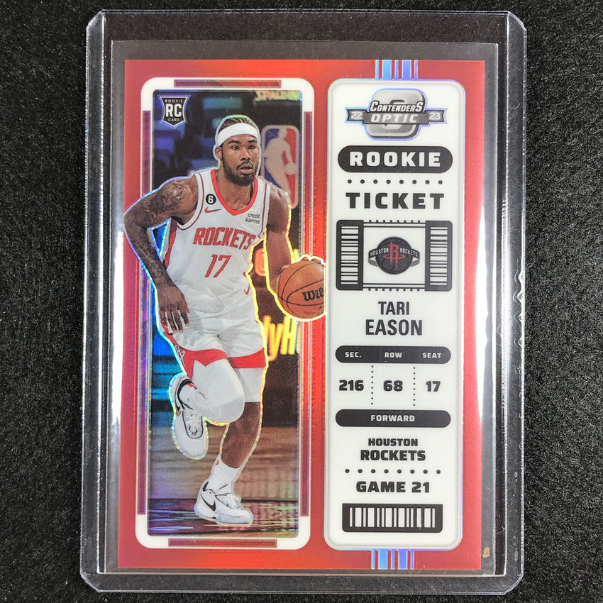 2022-23 Contenders Optic TARI EASON Rookie Ticket Red #10