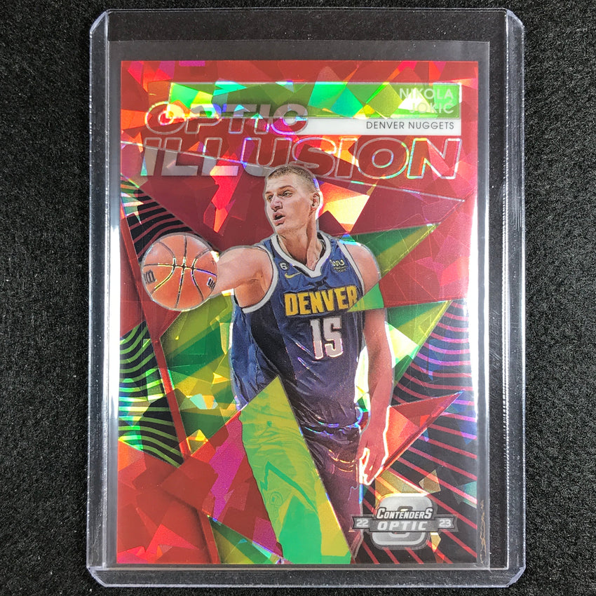 2022-23 Contenders Optic KEVIN DURANT Optic Illusion Red Cracked Ice #2