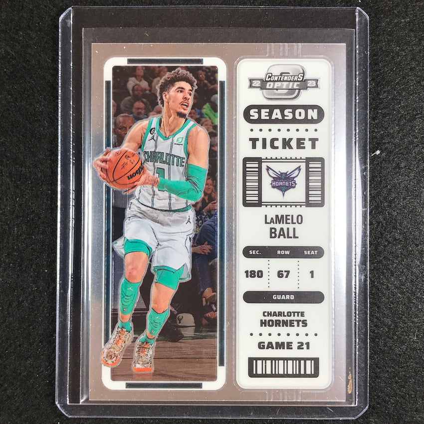 2022-23 Contenders Optic Lamelo Ball Season Ticket Base No 41