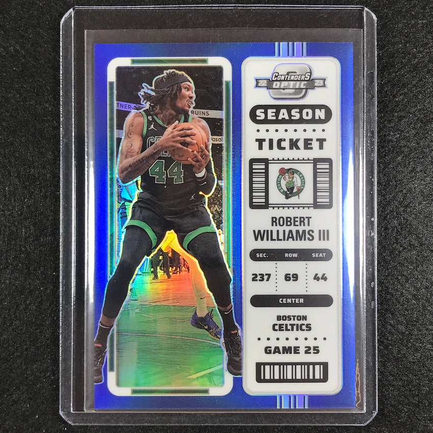 2022-23 Contenders Optic ROBERT WILLIAMS III Season Ticket Blue 57/99 #13