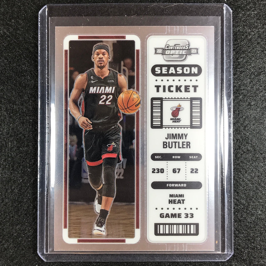 2022-23 Contenders Optic Jimmy Butler Season Ticket Base No 46