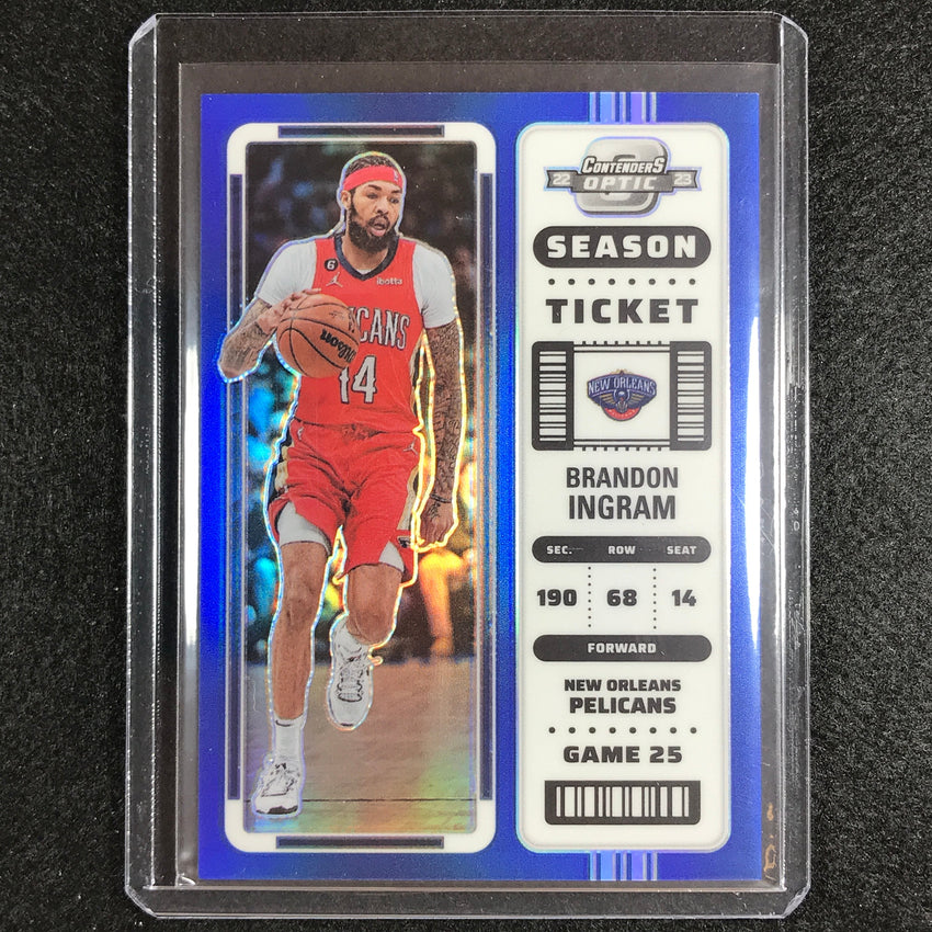 2022-23 Contenders Optic BRANDON INGRAM Season Ticket Blue 48/99 #76