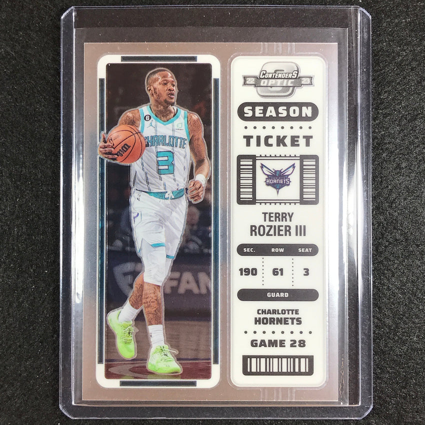 2022-23 Contenders Optic TERRY ROZIER III Season Ticket Base #48