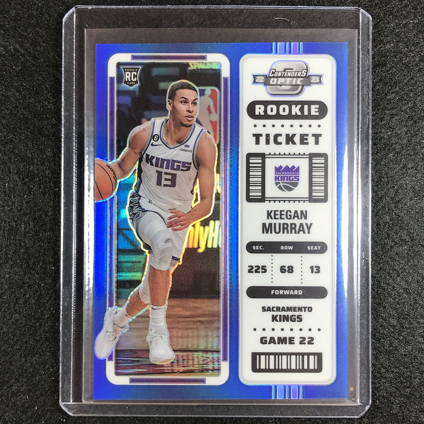 2022-23 Contenders Optic Keegan Murray Rookie Ticket Blue 61/99