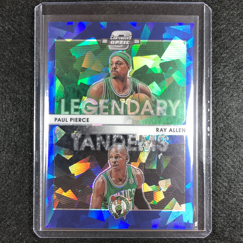 2022-23 Contenders Optic Ray Allen Paul Pierce Legendary Tandems Blue Ice 28/75