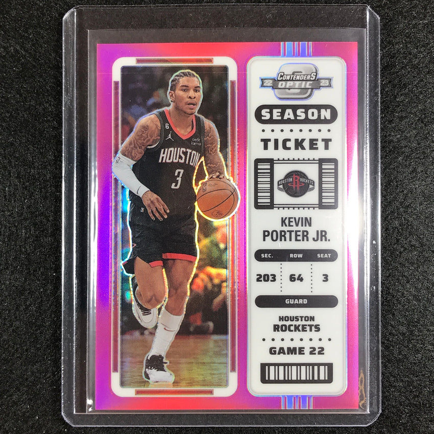 2022-23 Contenders Optic Kevin Porter Jr. Season Ticket Pink 53/75
