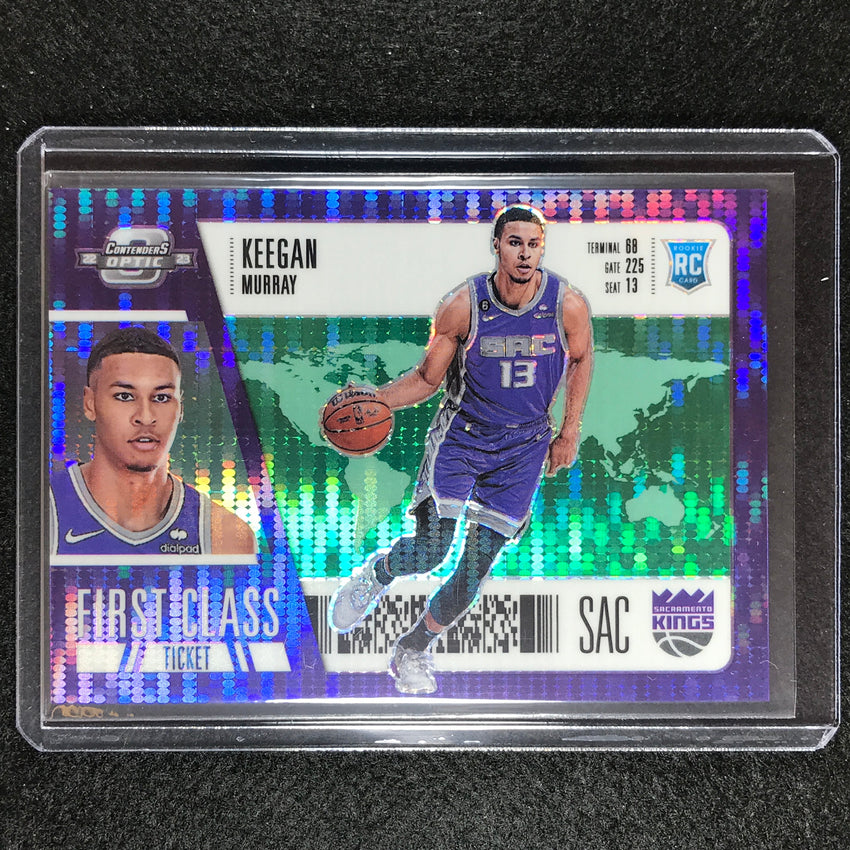 2022-23 Contenders Optic Keegan Murray First Class Rookie Green Pulsar 11/25
