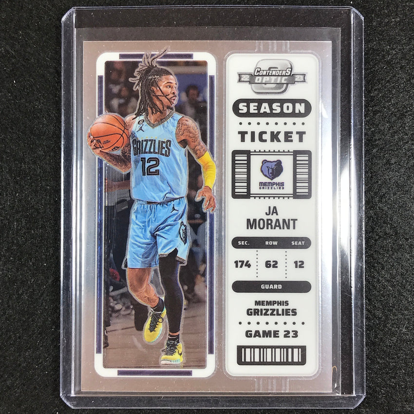 2022-23 Contenders Optic JA MORANT Season Ticket Base #55