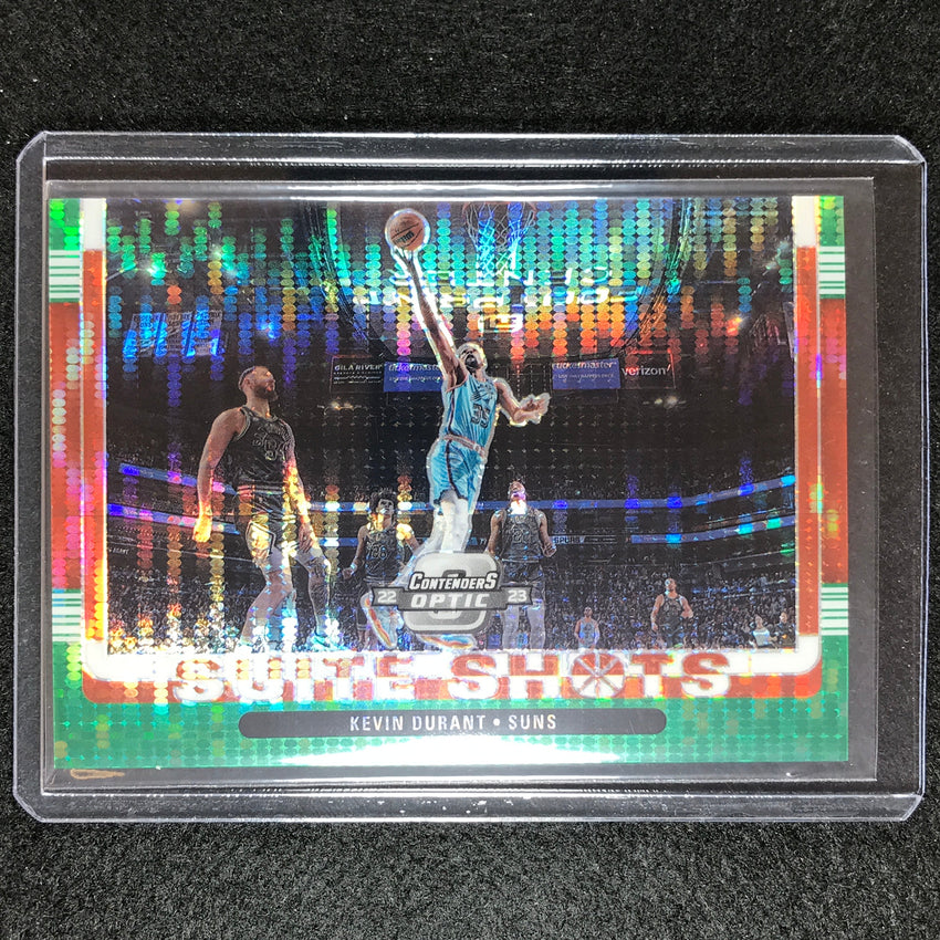 2022-23 Contenders Optic Kevin Durant Suite Shots Green Pulsar 16/25