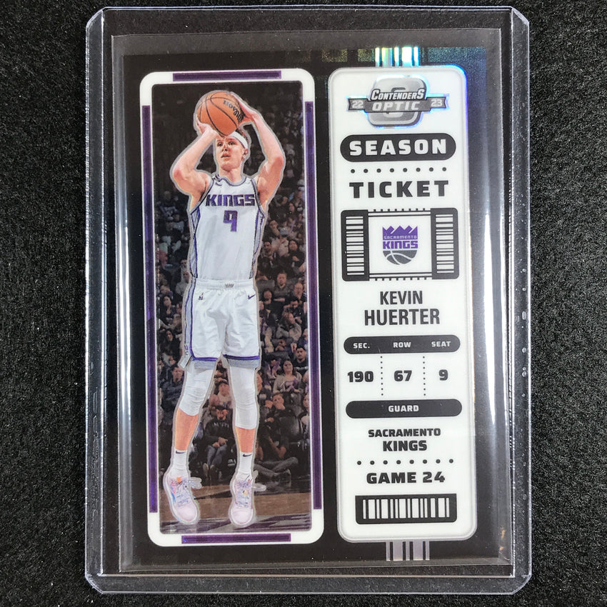 2022-23 Contenders Optic KEVIN HUERTER Season Ticket Black Pandora SSP #83