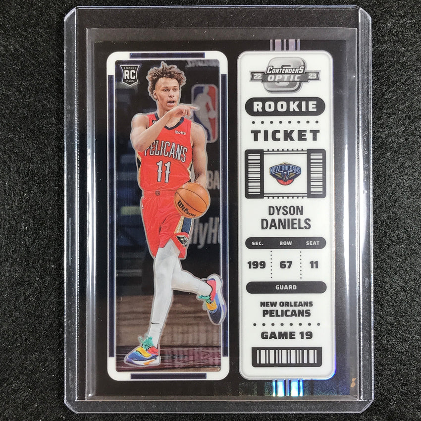 2022-23 Contenders Optic DYSON DANIELS Rookie Ticket Black Pandora SSP #2