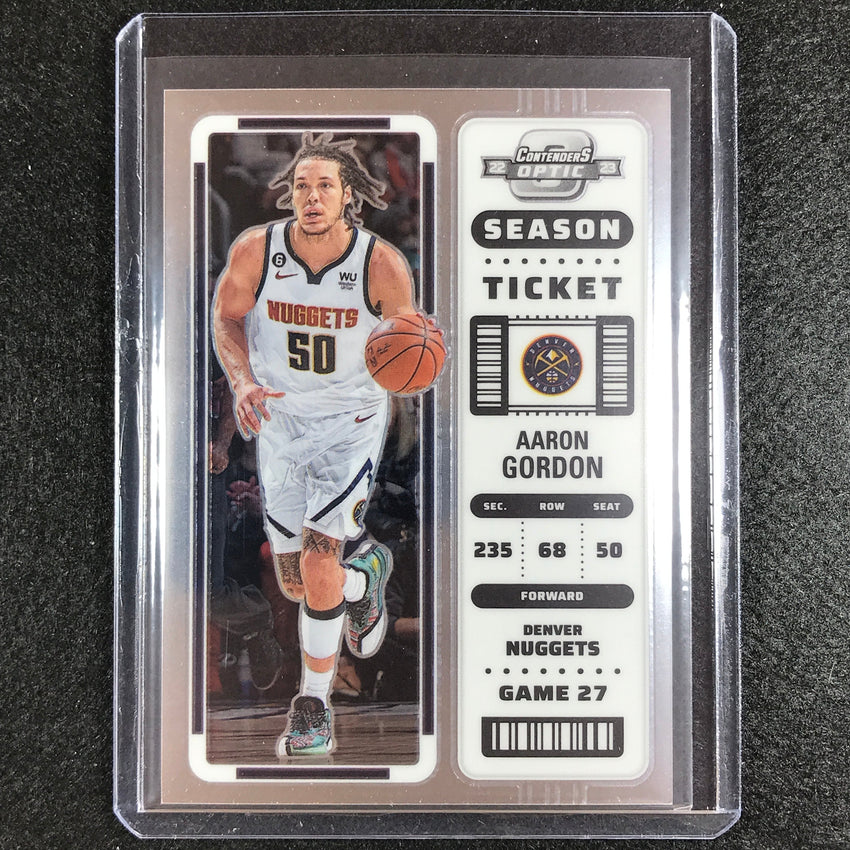 2022-23 Contenders Optic Aaron Gordon Season Ticket Base No 66