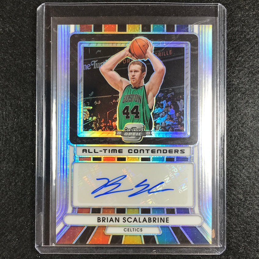 2022-23 Contenders Optic Brian Scalabrine All-time Contenders Auto Silver 80/125