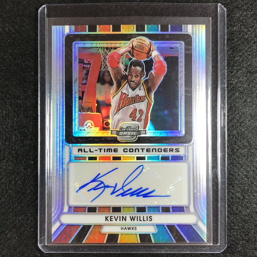 2022-23 Contenders Optic Kevin Willis All-time Contenders Auto Silver 5/125