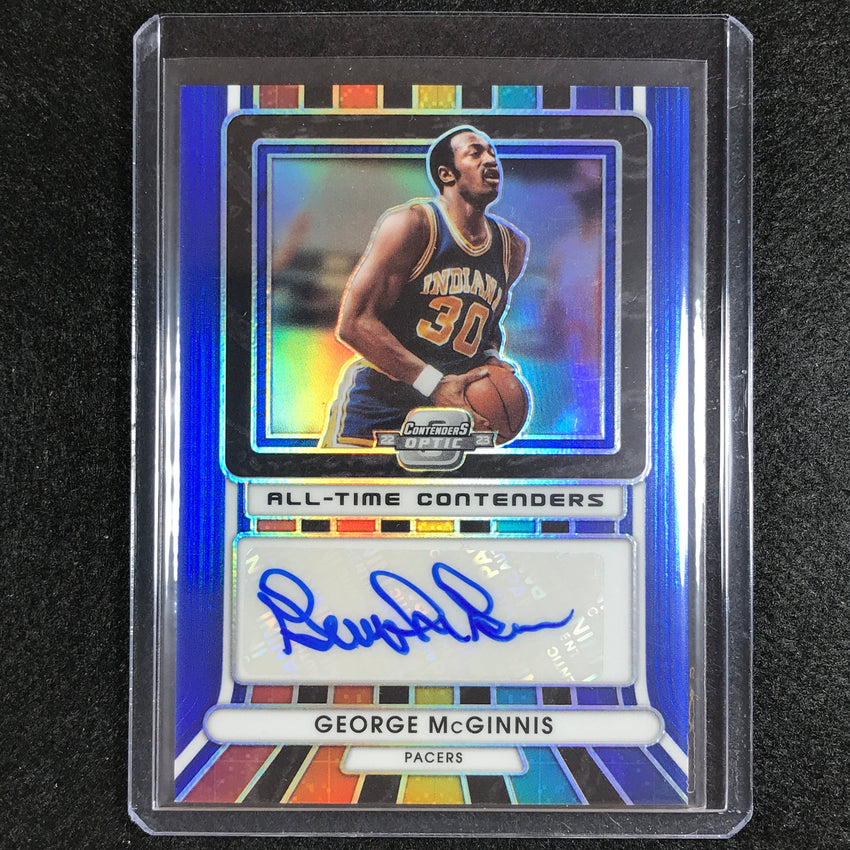 2022-23 Contenders Optic George Mcginnis All-time Contenders Auto Blue 23/75