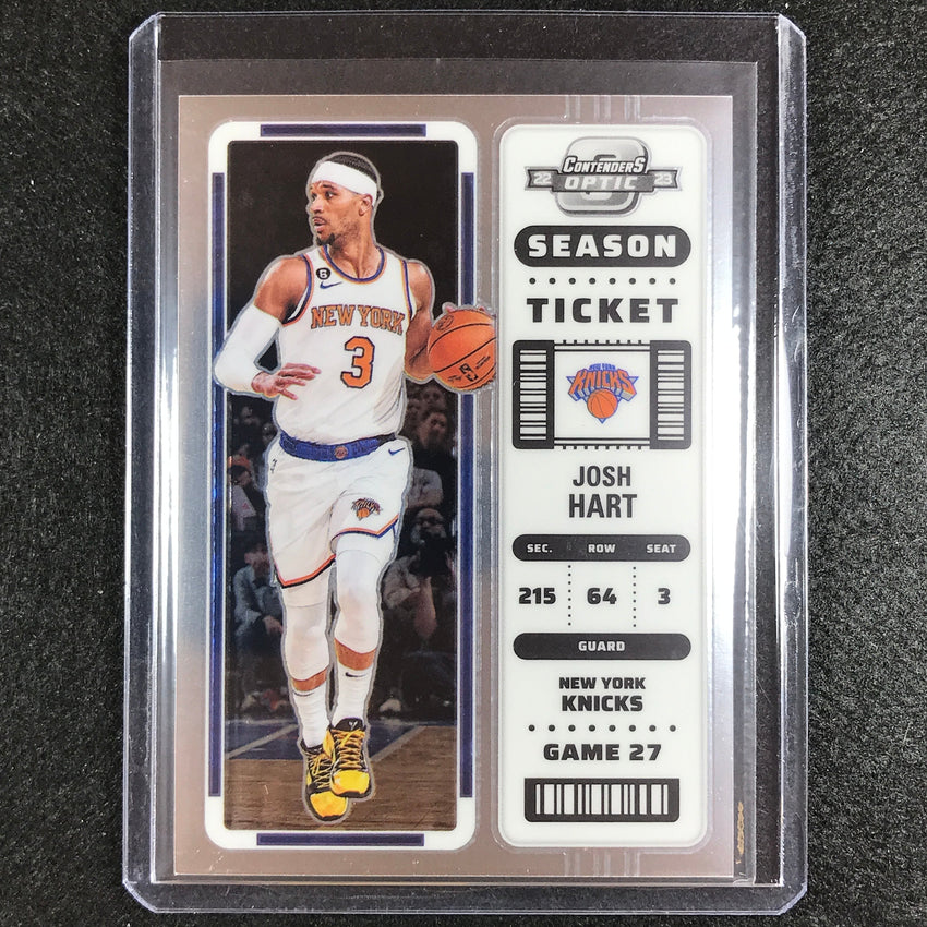 2022-23 Contenders Optic JOSH HART Season Ticket Base #67
