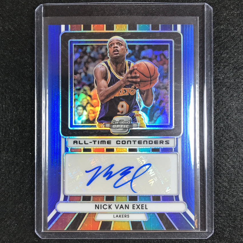 2022-23 Contenders Optic Nick Van Exel All-time Contenders Auto Blue 5/75