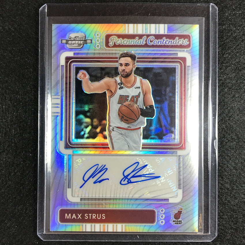 2022-23 Contenders Optic Max Strus Perennial Contenders Auto Silver Prizm 17/99