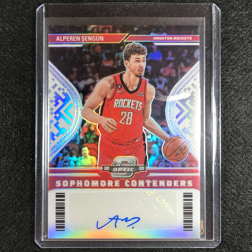 2022-23 Contenders Optic Alperen Sengun Sophomore Contenders Auto Silver 9/99