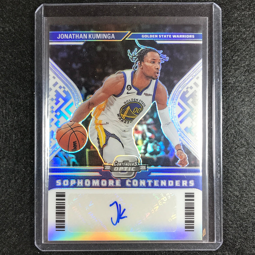 2022-23 Contenders Optic Jonathan Kuminga Sophomore Contenders Auto Silver 15/99