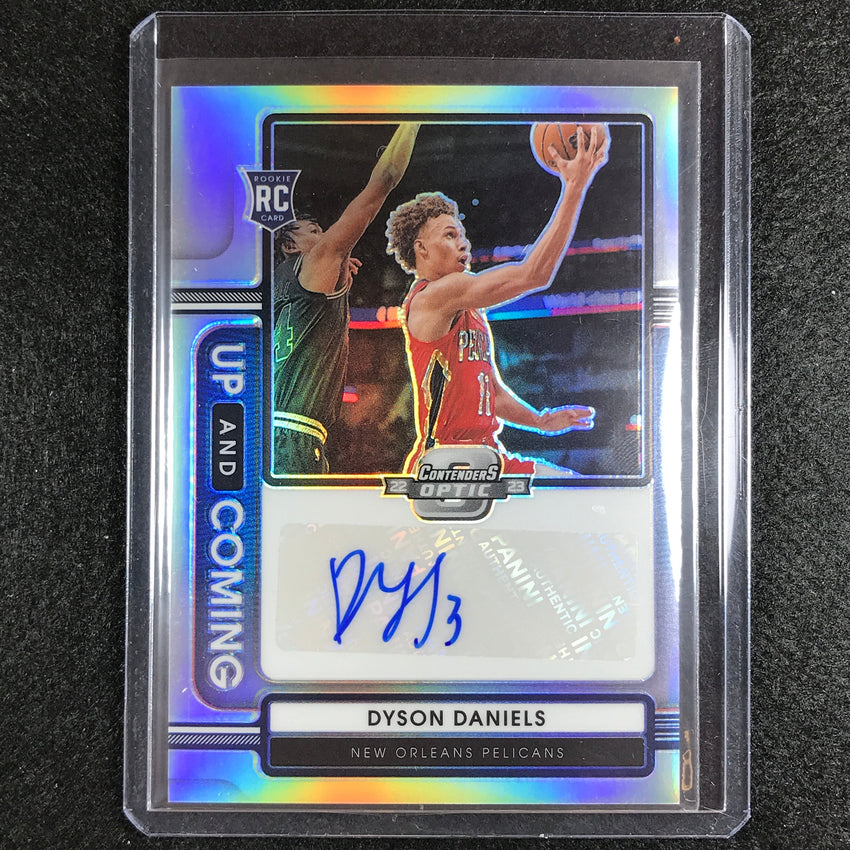 2022-23 Contenders Optic Dyson Daniels Up And Coming Rookie Auto Silver 53/125