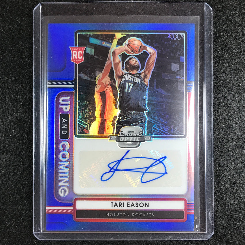 2022-23 Contenders Optic Tari Eason Up And Coming Rookie Auto Blue 70/75