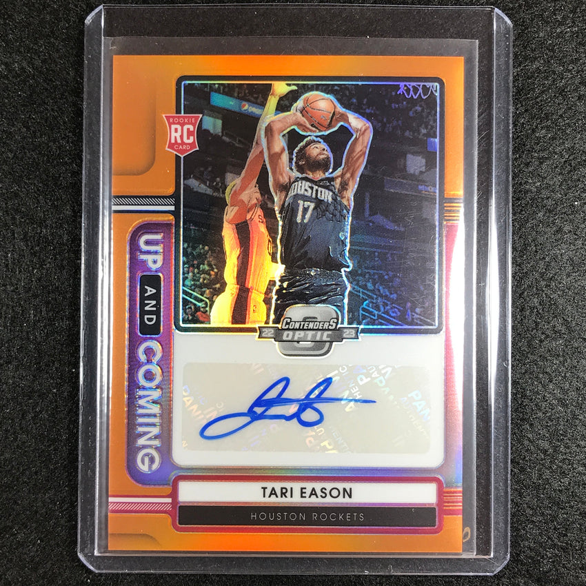 2022-23 Contenders Optic Tari Eason Up And Coming Rookie Auto Orange 17/25