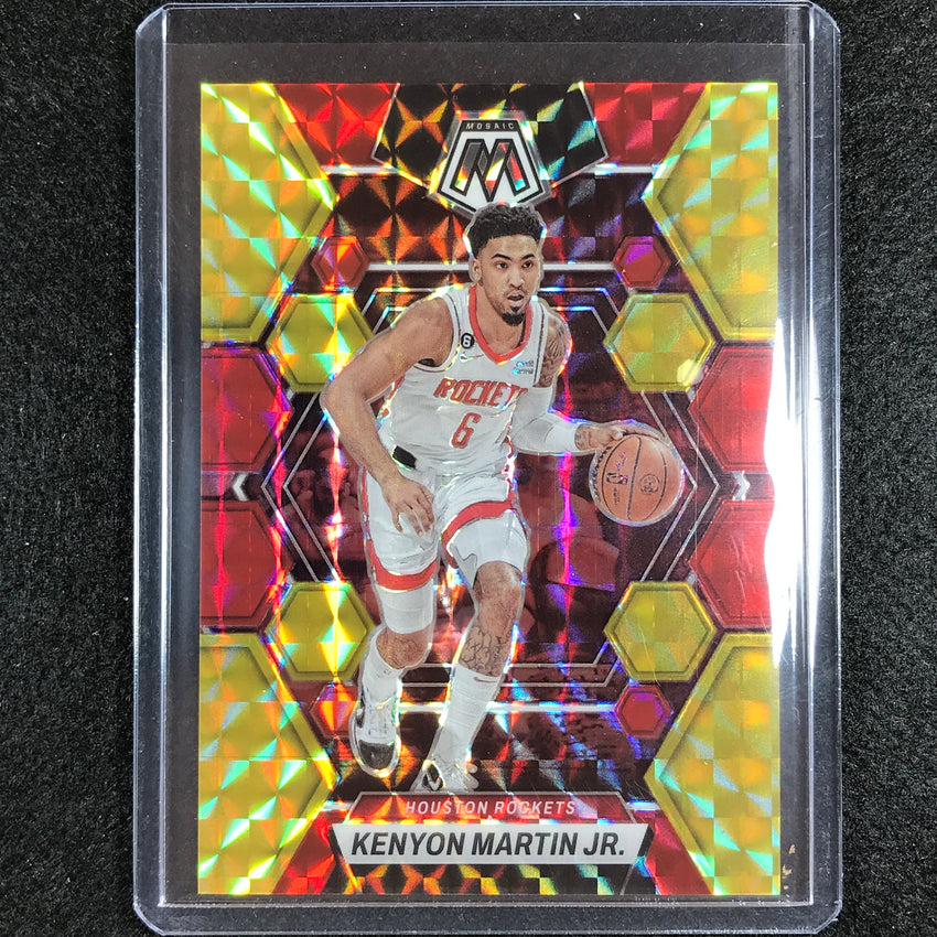 2022-23 Mosaic KENYON MARTIN JR. Choice Fusion Red and Yellow 35/88 #29