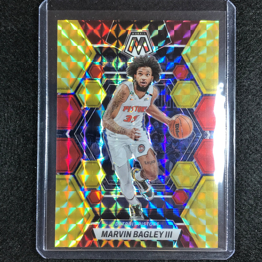 2022-23 Mosaic MARVIN BAGLEY III Choice Fusion Red and Yellow 62/88 #56