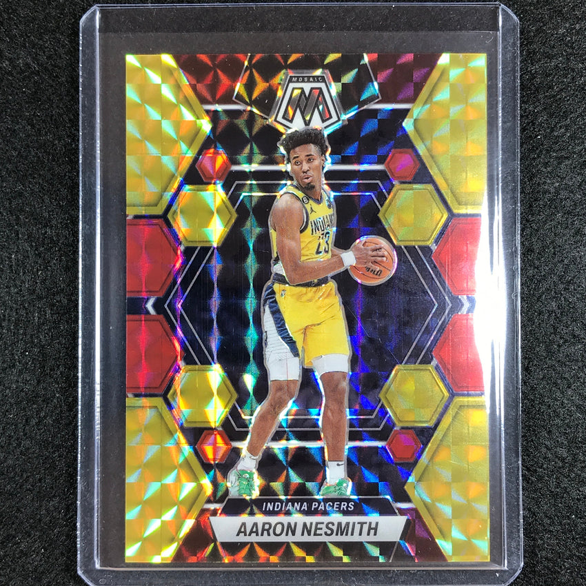 2022-23 Mosaic AARON NESMITH Choice Fusion Red and Yellow 38/88 #57