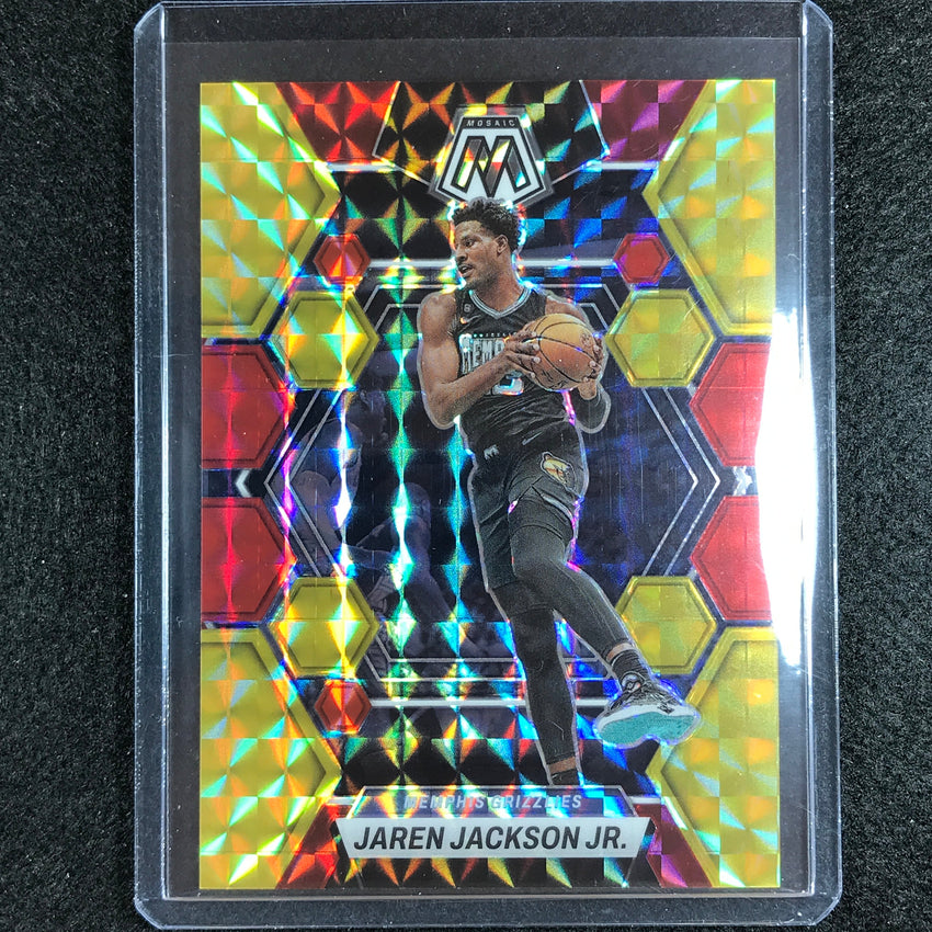 2022-23 Mosaic Jaren Jackson Jr. Choice Fusion Red And Yellow 56/88 No 59
