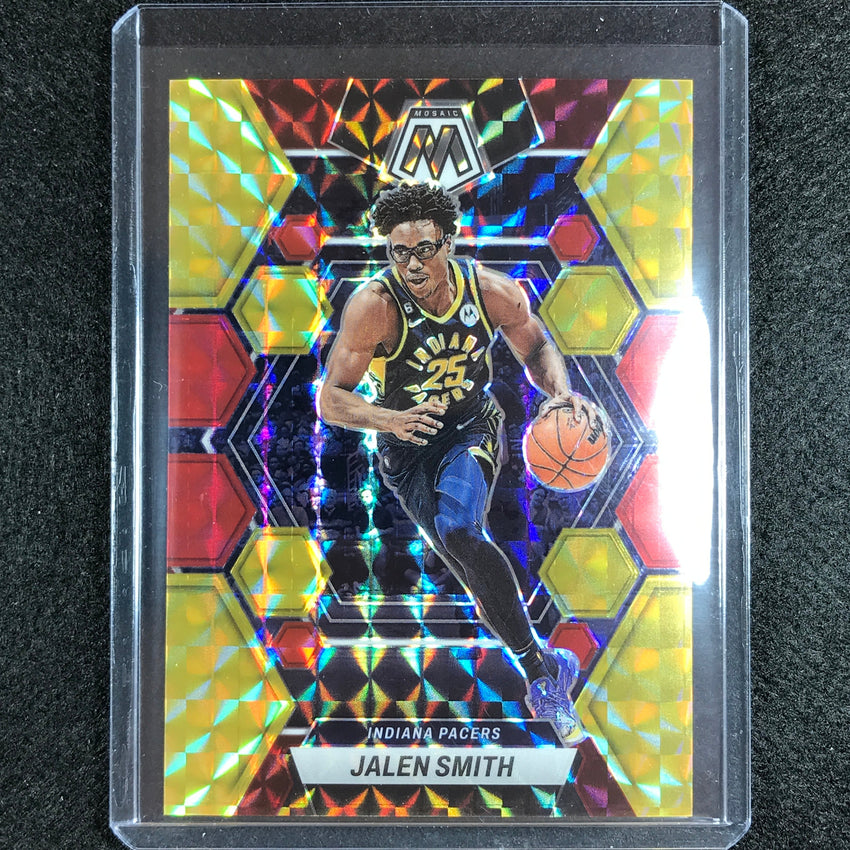 2022-23 Mosaic Jalen Smith Choice Fusion Red And Yellow 8/88 No 60